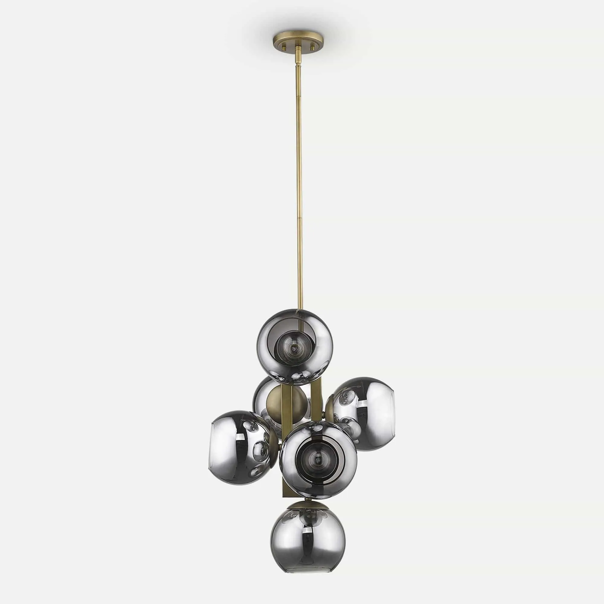 Lunette 6-Light Mid-Century Modern Pendant