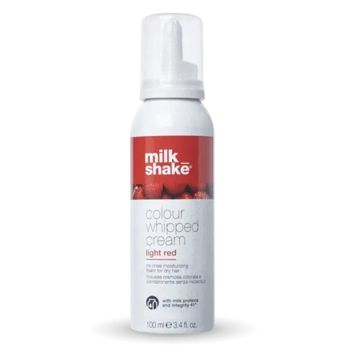 Milkshake color whipped cream LIGHT RED 100ML