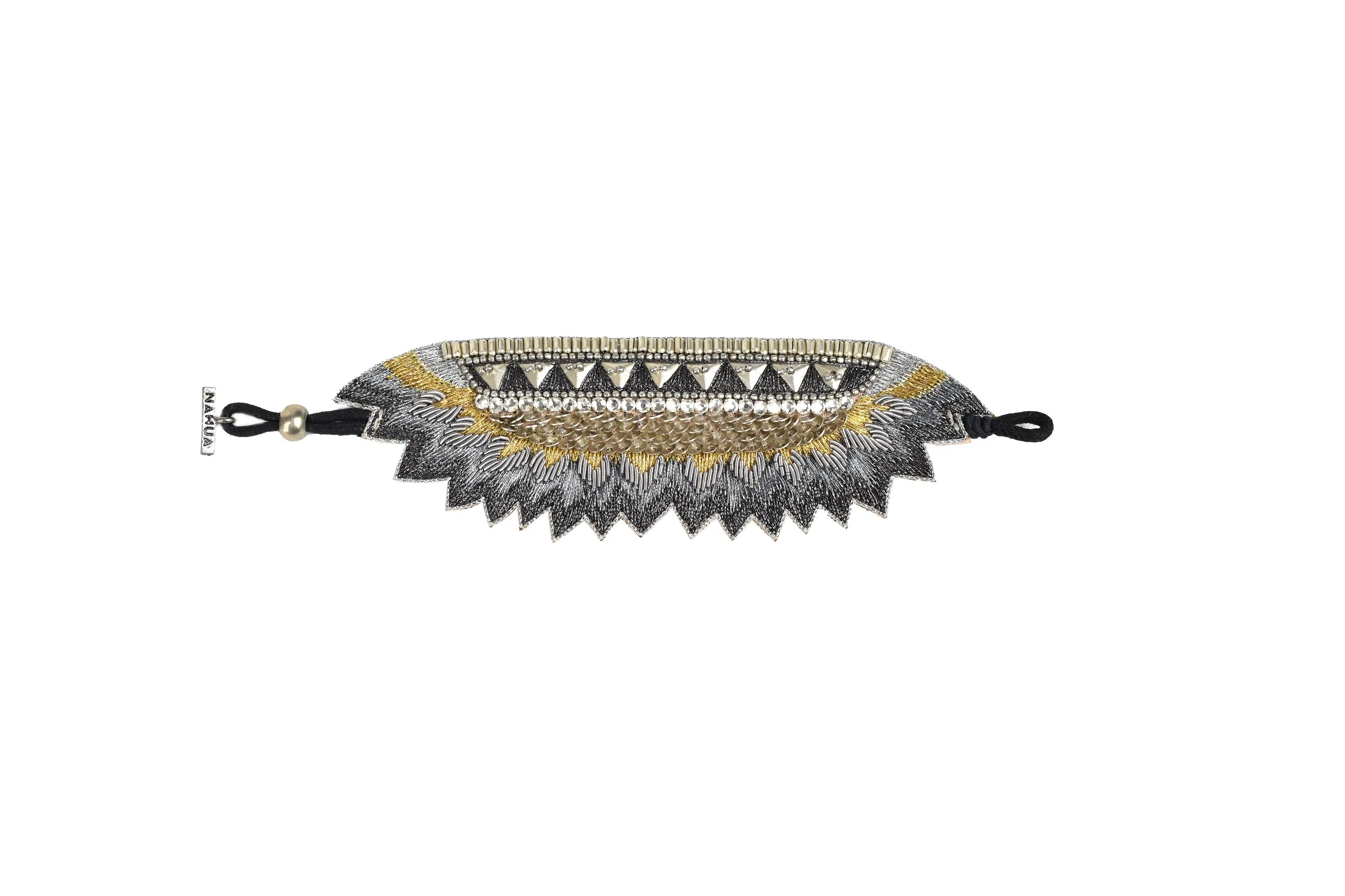Nahua Maheswari Bracelet - Gunmetal