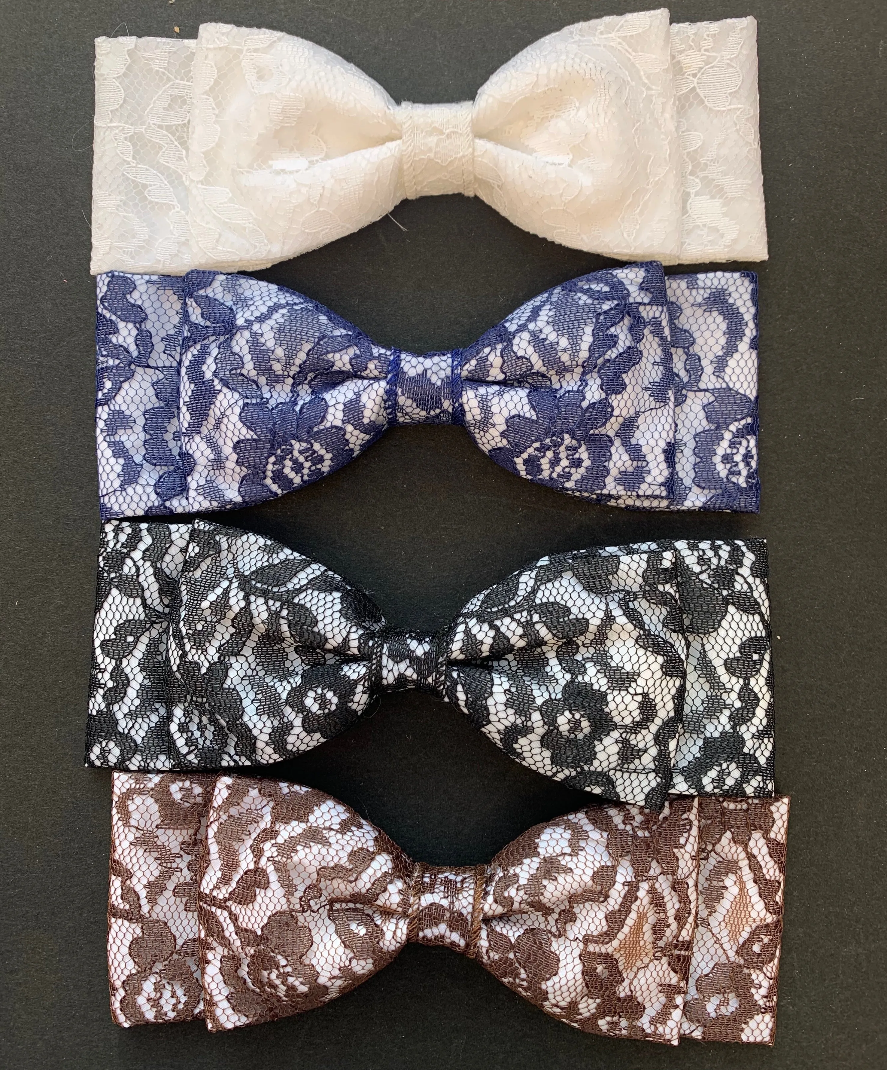 Pretty Vintage Lace Bow Hair Clip