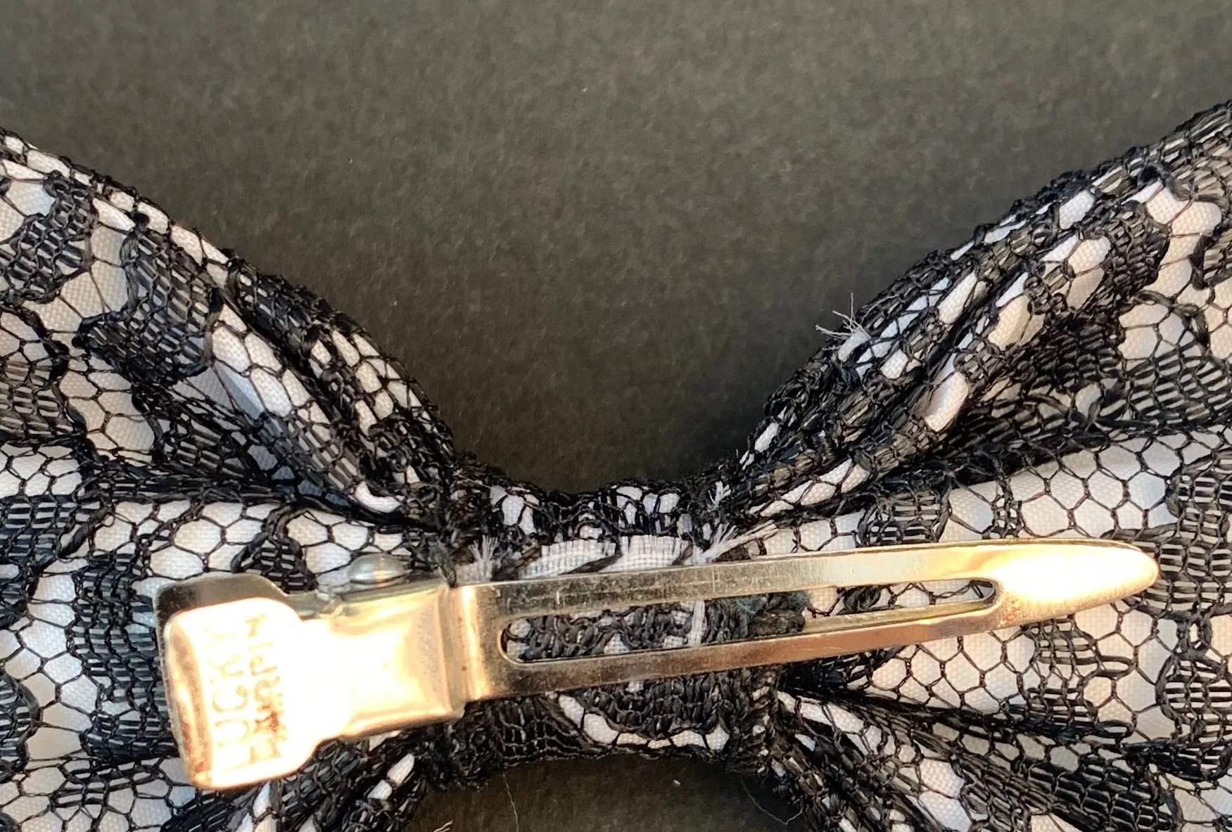 Pretty Vintage Lace Bow Hair Clip