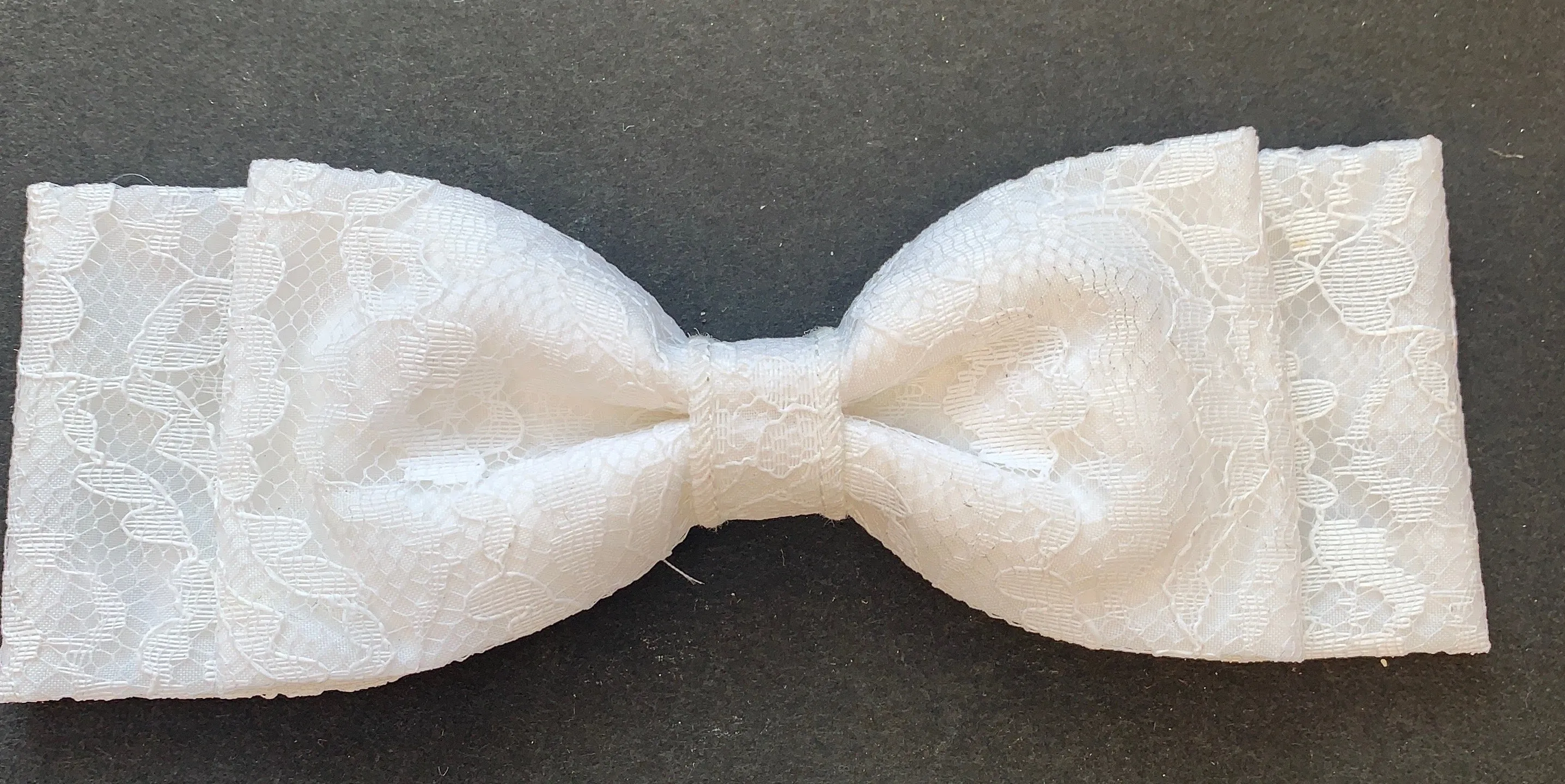 Pretty Vintage Lace Bow Hair Clip