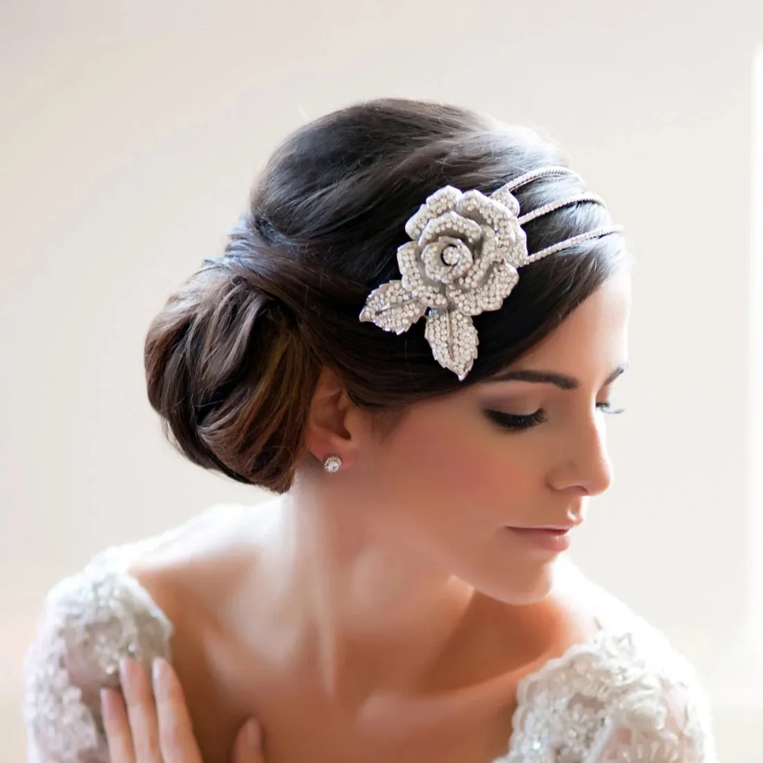 Rose of Eternity Side Tiara