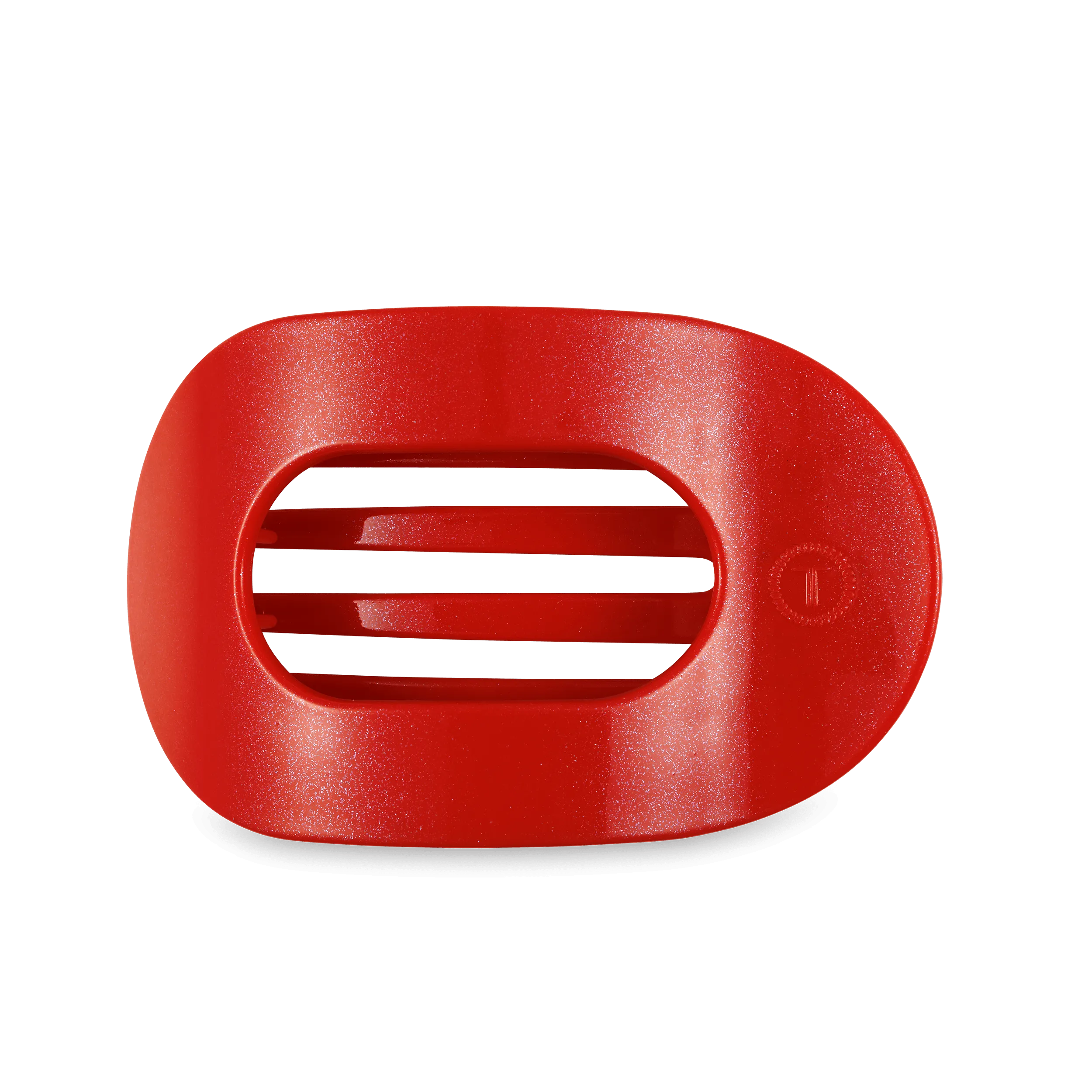 Rudolph Red Large Flat Round Hair Clip