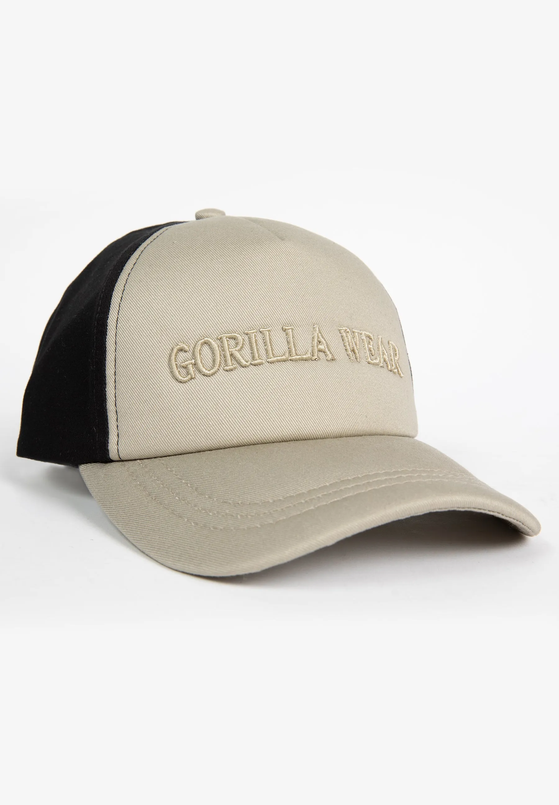 Sharon Ponytail Cap - Beige/Black