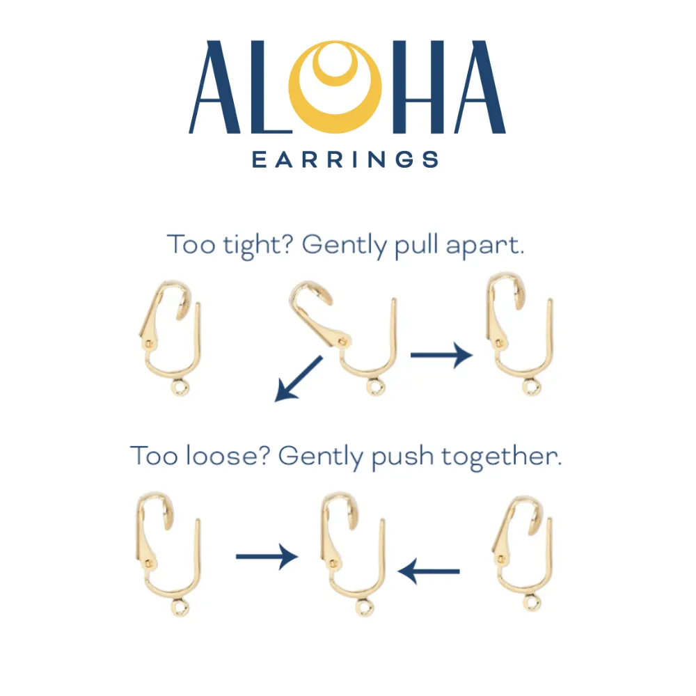 Silver Round Simulated Freshwater Pearl Clip On Dangling Earrings