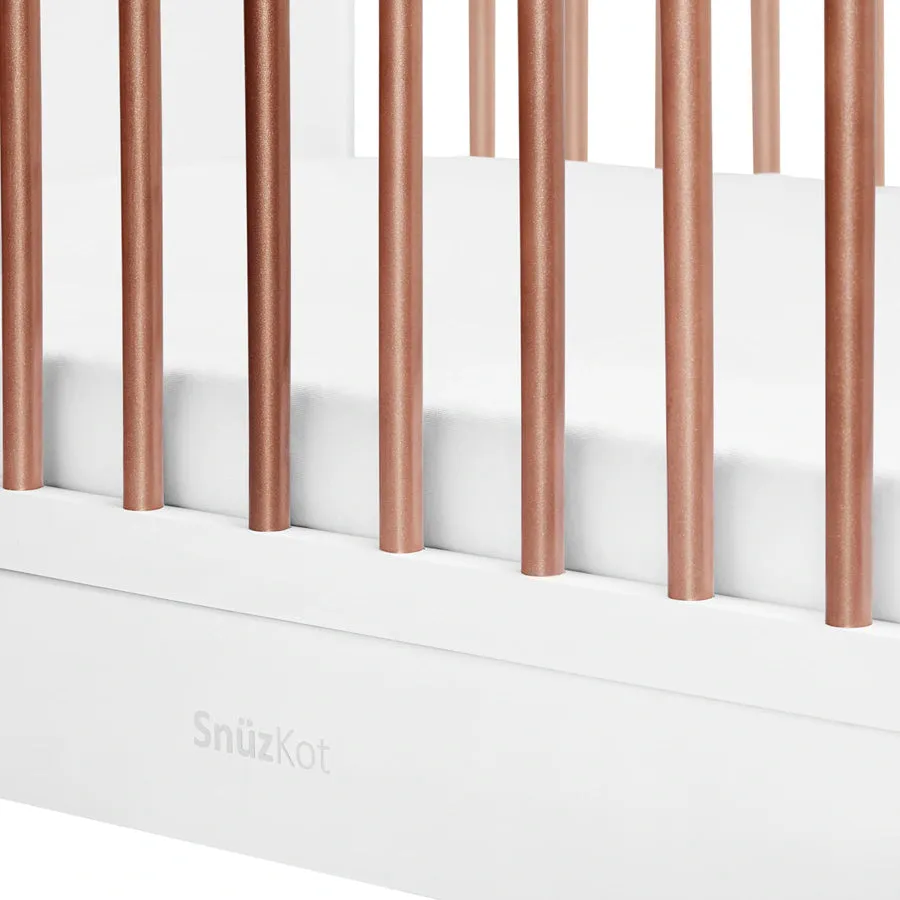 SnuzKot Skandi Cot Bed (Rose Gold)