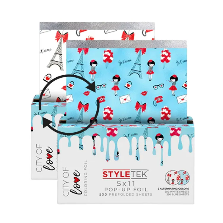 StyleTek City Of Love Pop Up Foil 500 Count