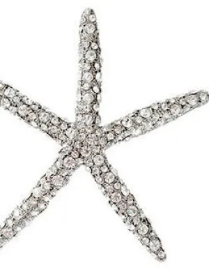 Swarovski Crystals Metal Starfish Ornament