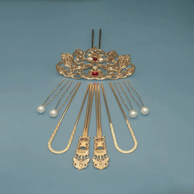 Tang Feng 唐风 Golden Age Tang Dynasty 30pc Hair Pin Set
