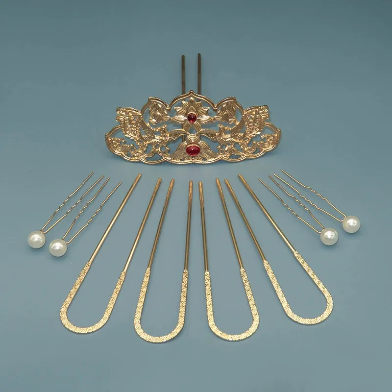 Tang Feng 唐风 Golden Age Tang Dynasty 30pc Hair Pin Set
