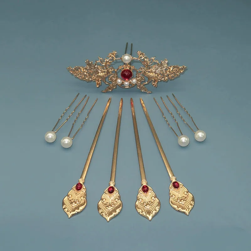 Tang Feng 唐风 Golden Age Tang Dynasty 30pc Hair Pin Set