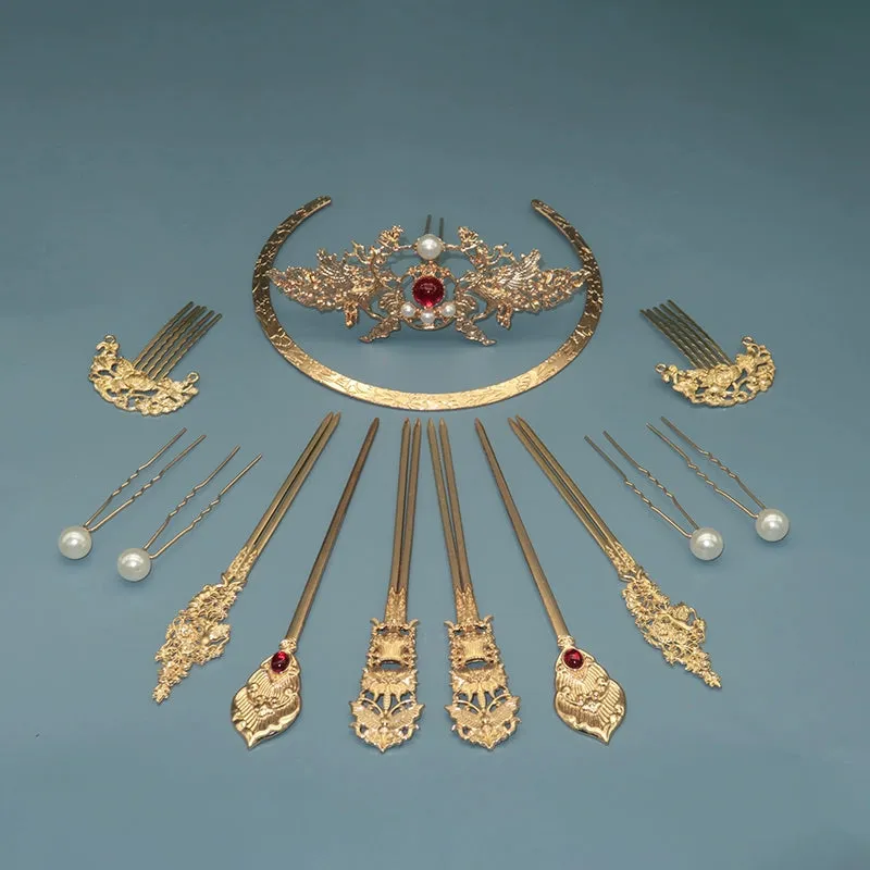 Tang Feng 唐风 Golden Age Tang Dynasty 30pc Hair Pin Set