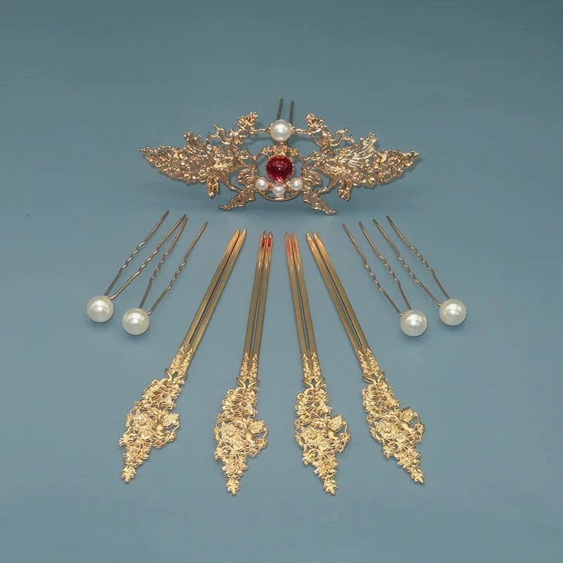 Tang Feng 唐风 Golden Age Tang Dynasty 30pc Hair Pin Set