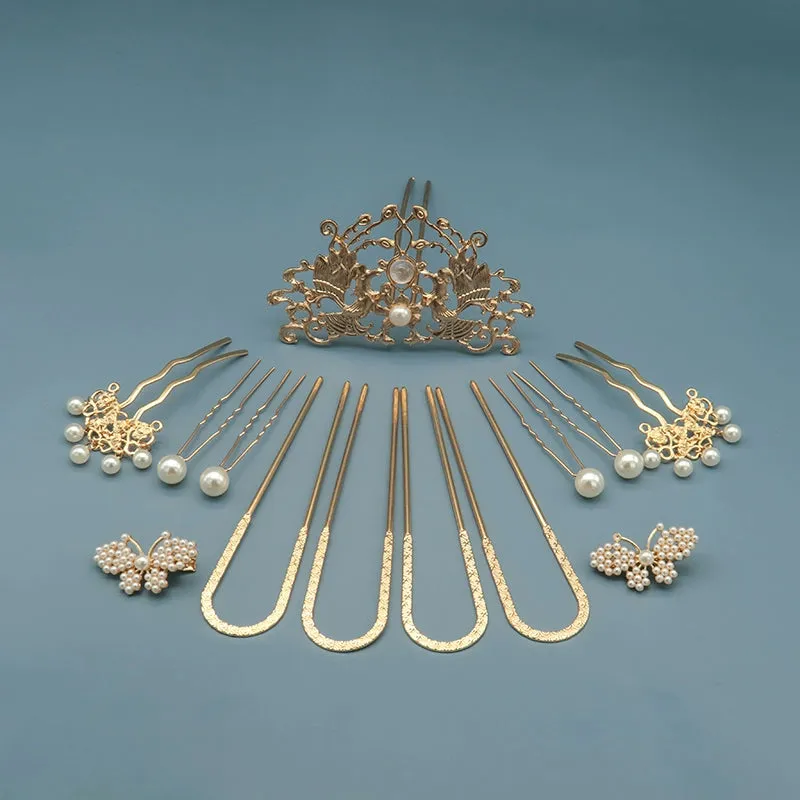 Tang Feng 唐风 Golden Age Tang Dynasty 30pc Hair Pin Set