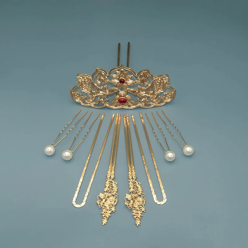 Tang Feng 唐风 Golden Age Tang Dynasty 30pc Hair Pin Set