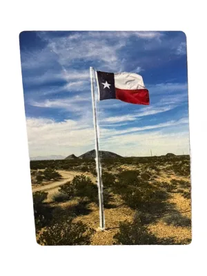 Texas Flag Metal Magnet