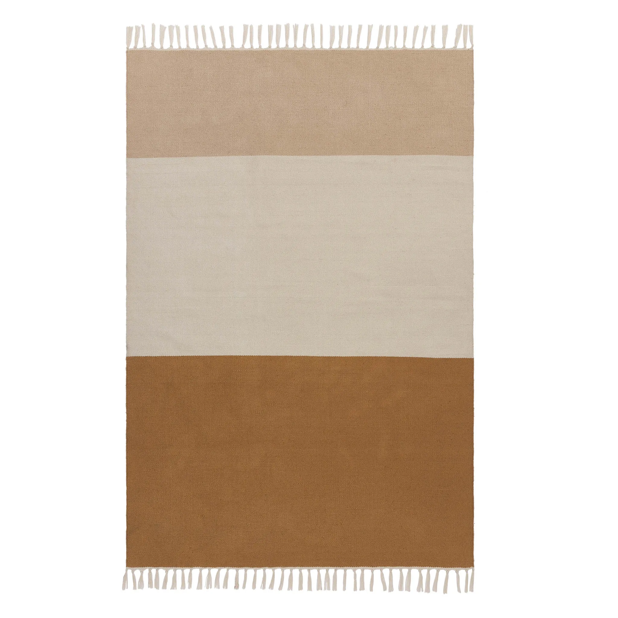 Tumla Rug [Ochre & Natural white & Natural]
