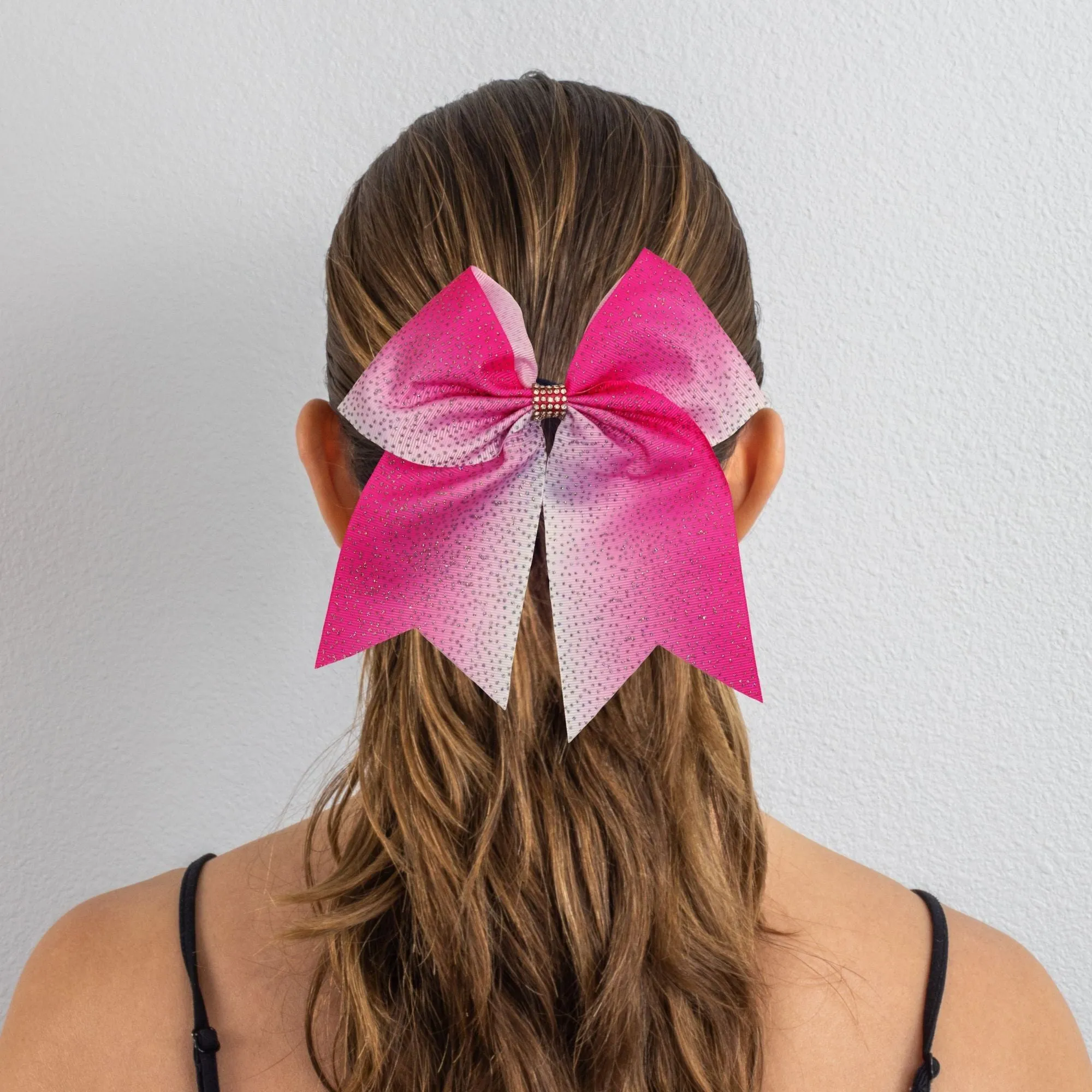 Two Tone Breast Cancer Awareness Bow