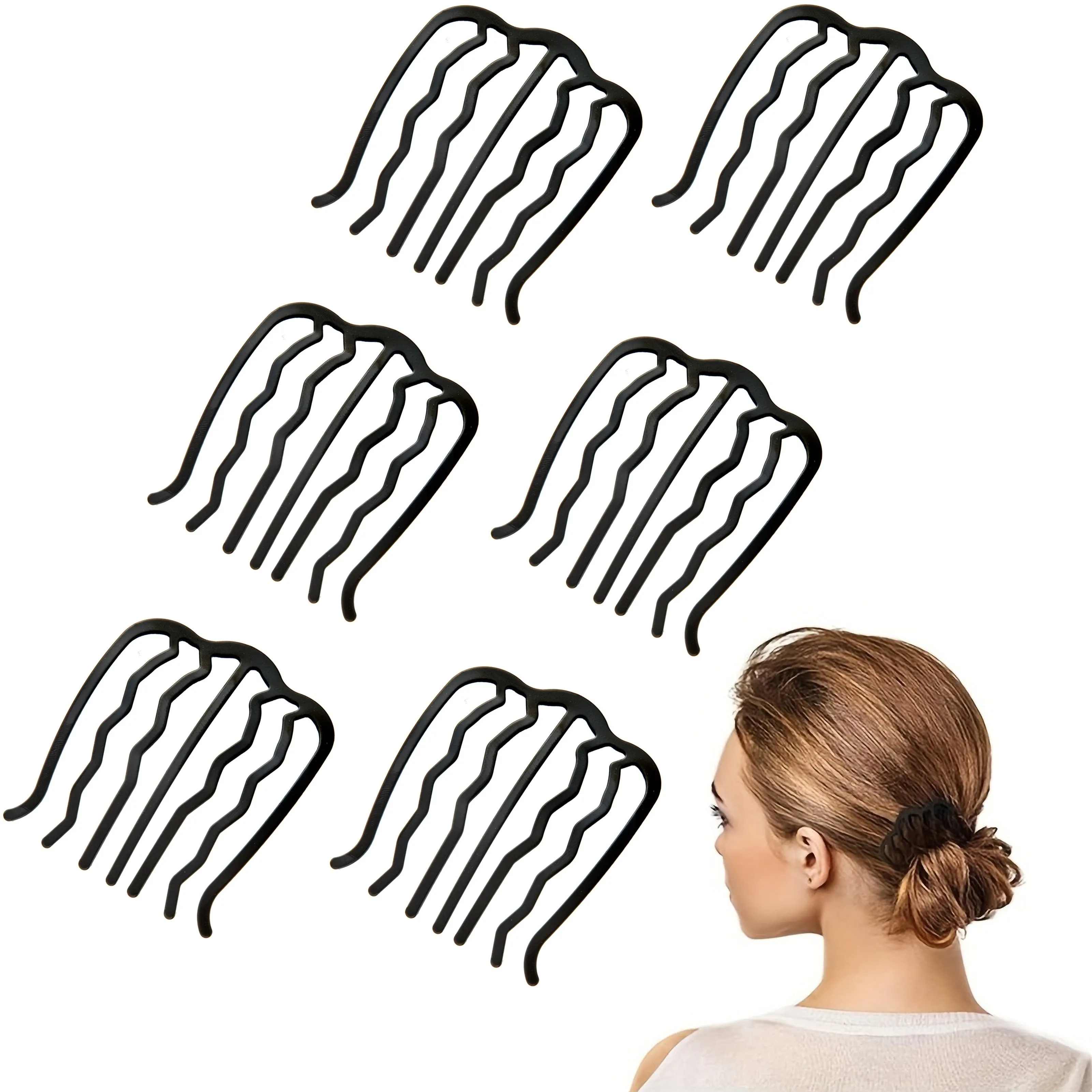 Vintage French Hair Comb Elegant Hair Fork for Women