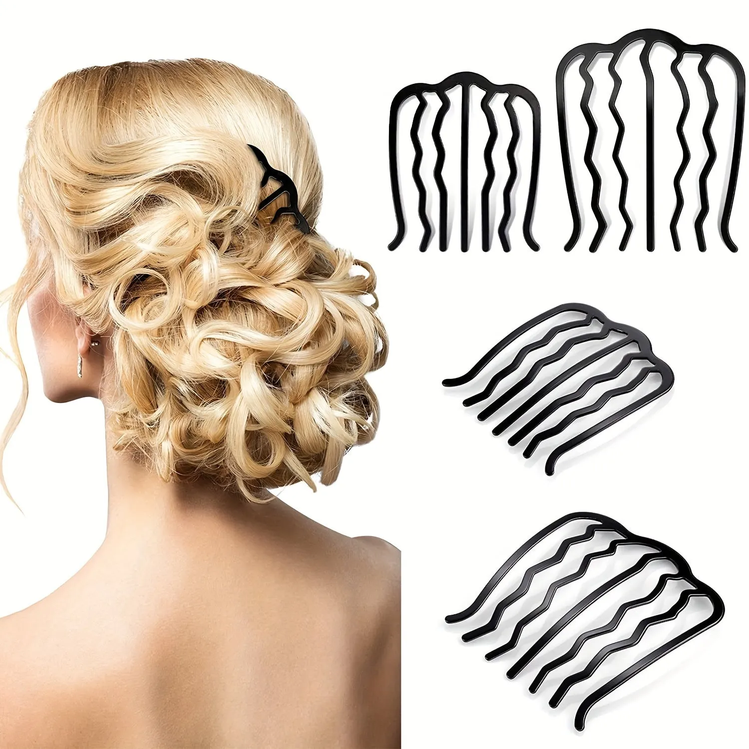 Vintage French Hair Comb Elegant Hair Fork for Women