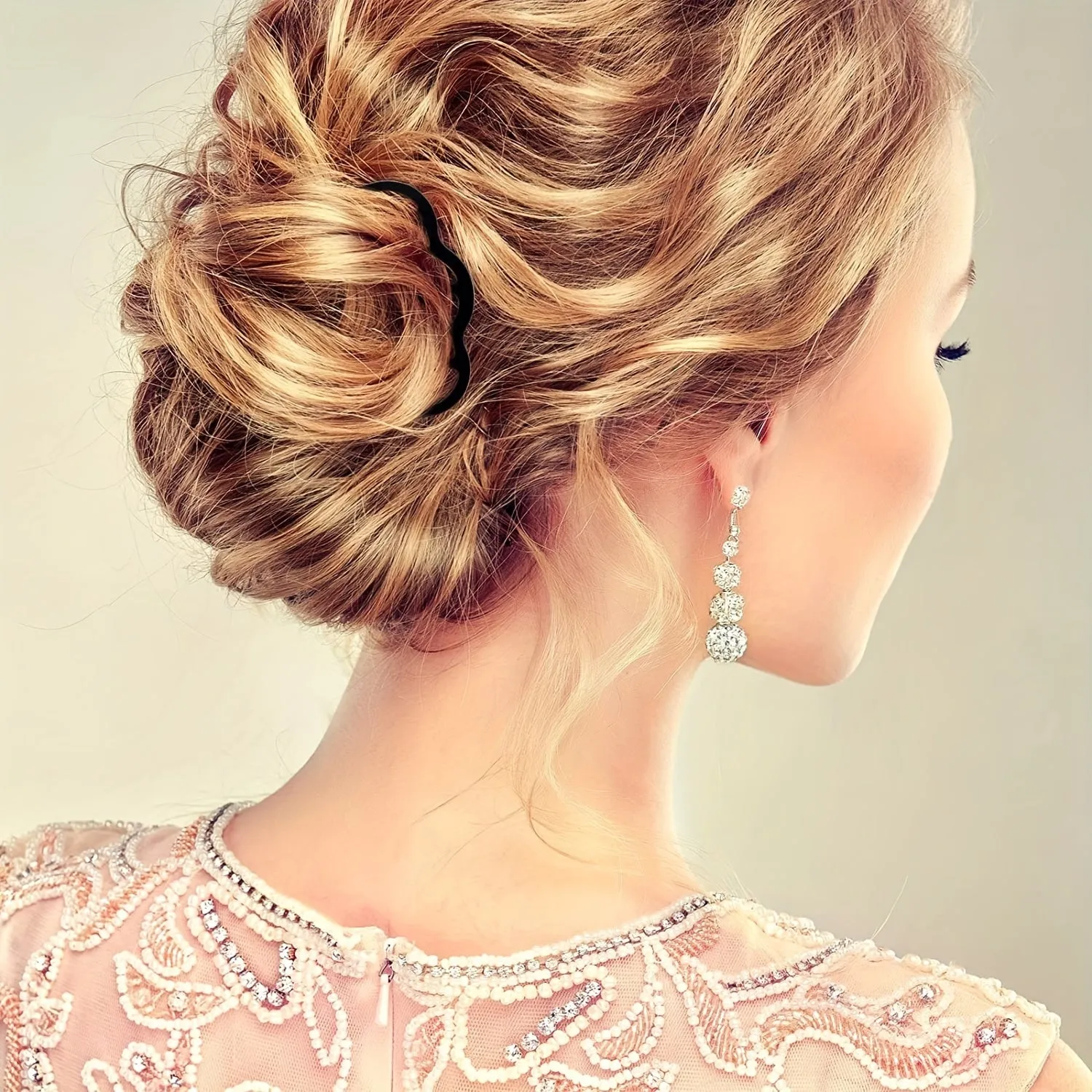 Vintage French Hair Comb Elegant Hair Fork for Women