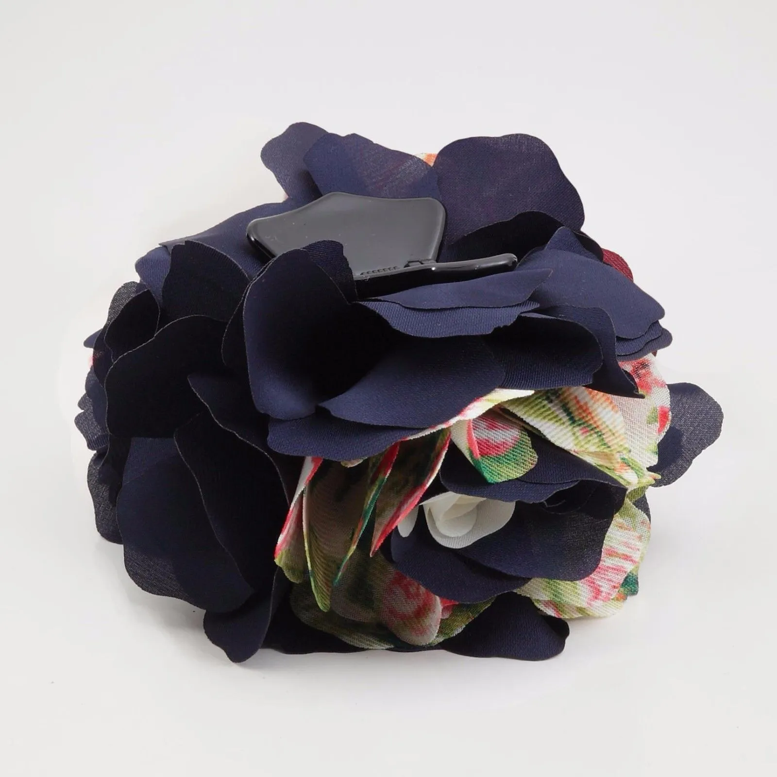 Wild Rose Two Tone Petal Flower Hair Jaw Claw